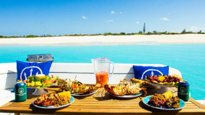 meal with poseidon charters Turks and Caicos Boat Charter Boats